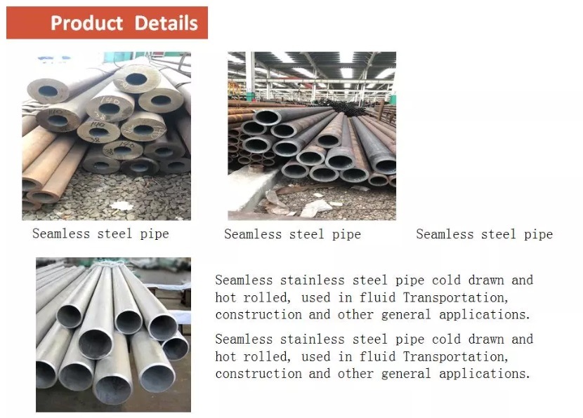 DIN10216 Seamless Steel Pipe AISI 1018 Seamless Carbon Steel Pipe 50mm Wall Hollow Bar