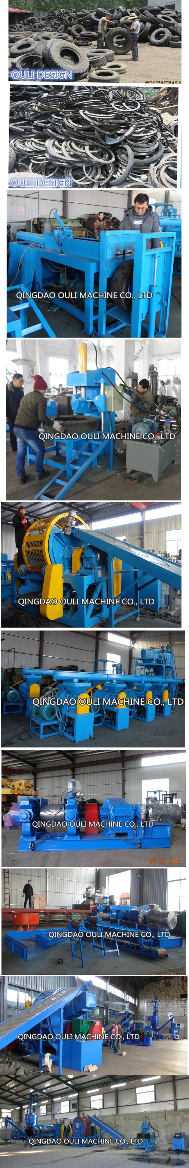 Used Tire Recycling Machines, Rubber Powder Granules Recycling Making Production Line