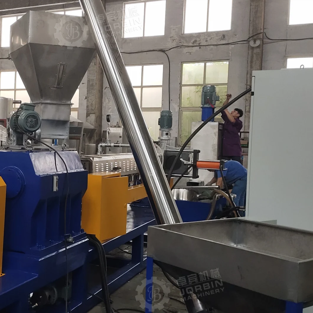 LDPE PP Calcium Carbonate Compound Twin Screw Extrusion Granulation Machinery