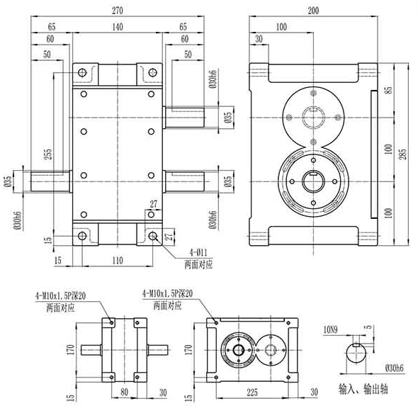 P100 Parallel Cam Indexer / Parallel Indexer for Automation Machines