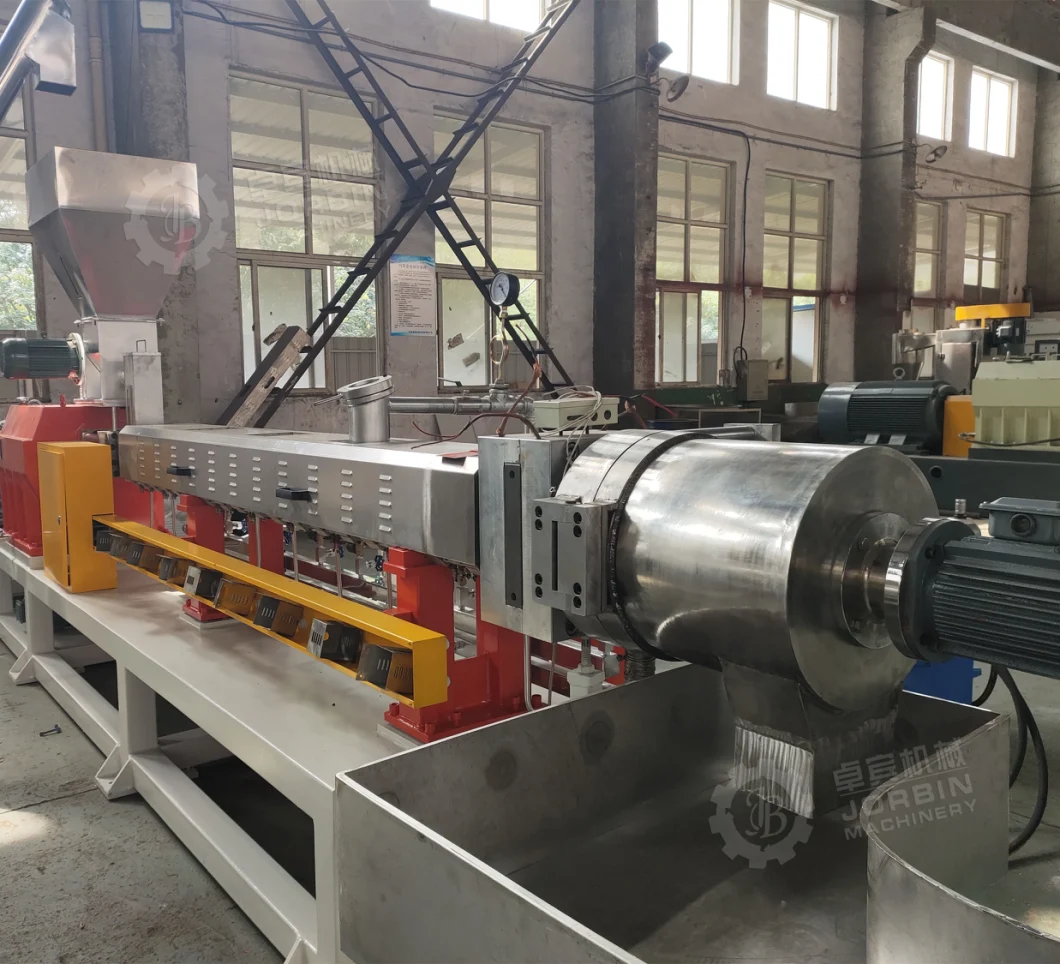 LDPE PP Calcium Carbonate Compound Twin Screw Extrusion Granulation Machinery