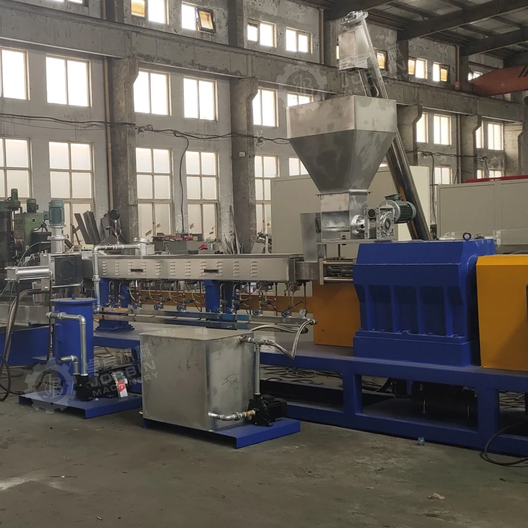 LDPE PP Calcium Carbonate Compound Twin Screw Extrusion Granulation Machinery