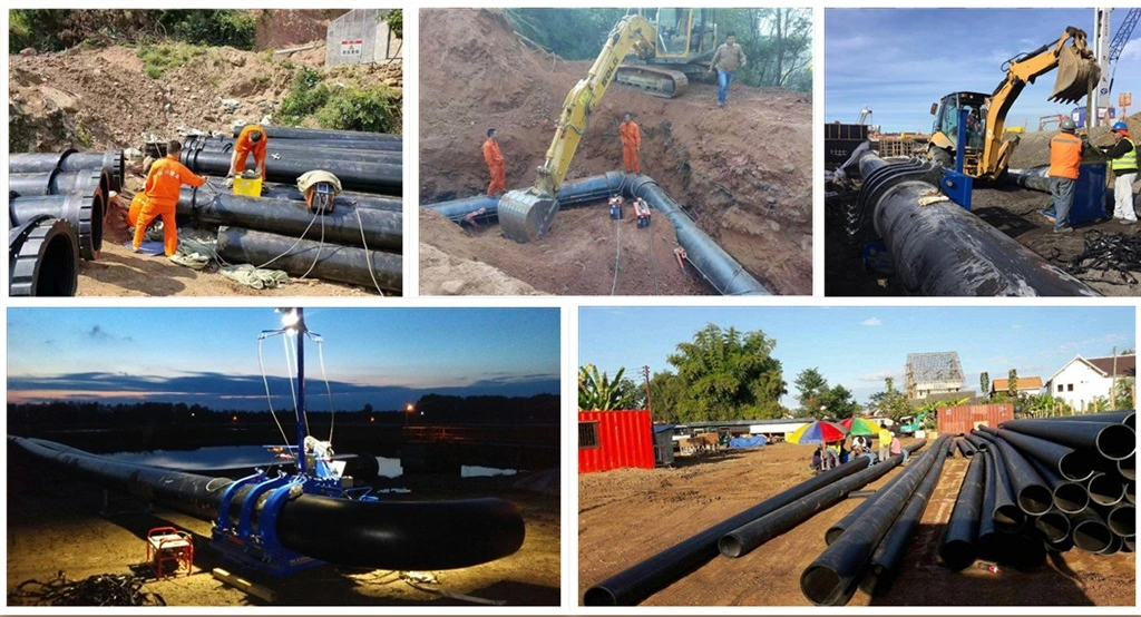 HDPE 100, SDR11/SDR17 100% Raw Material Plastic Pipe Butt Fusion Fittings