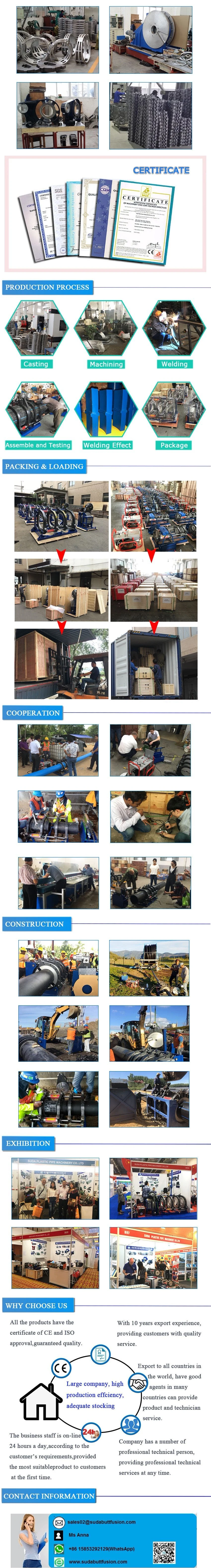 HDPE Pipe Butt Fusion Welding Machine 90-355mm