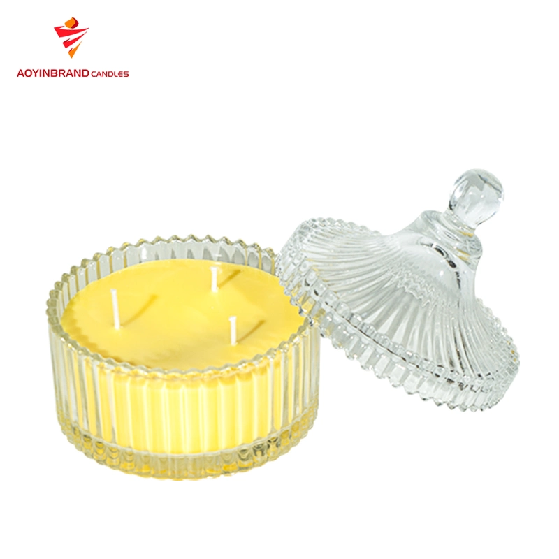 High Quality Luxury Rose Scented Candles in Glass