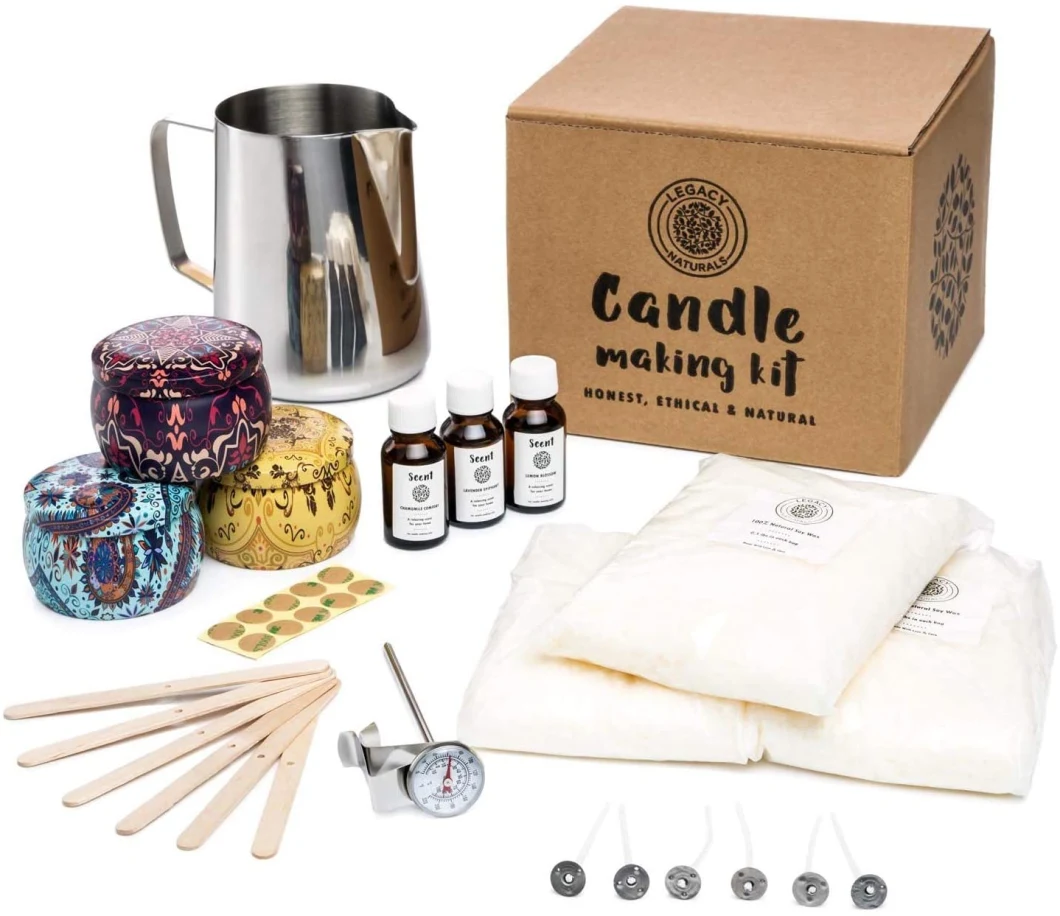 Best Candle Making Kit for Your Family Create Large Scented Candles Included Essential Accessory for DIY Candle Making Set