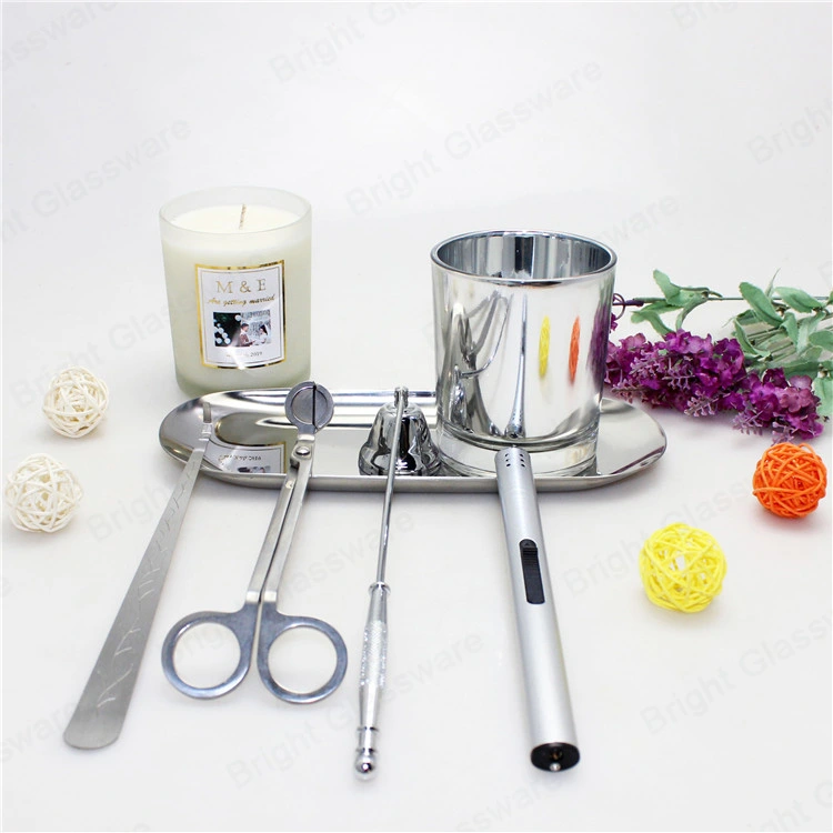 Luxury Candle Tools Wholesale Rose Gold Candle Care Kit for Scented Candle Glass