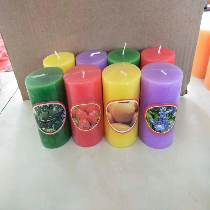 Private Label Scented Candles Pillar Candle