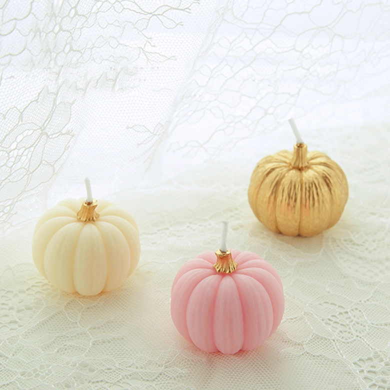 Halloween Party Candles Pumpkin Shaped Decoration Fall Harvest Mini Scented Pumpkins Candle