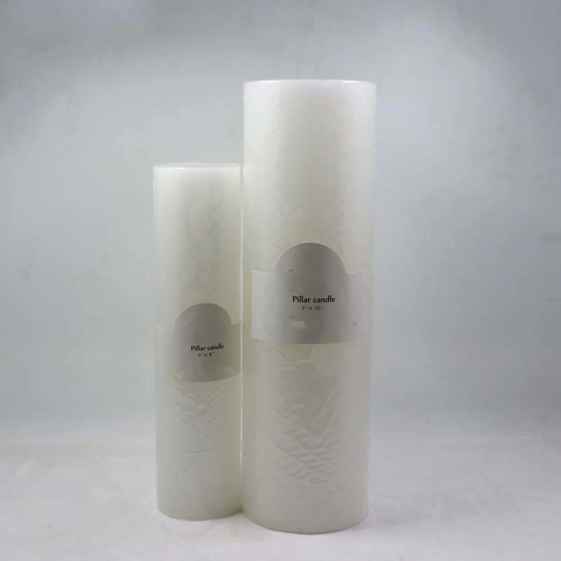 Candle Factory Scented White Church Pillar Candle7.5X15cm