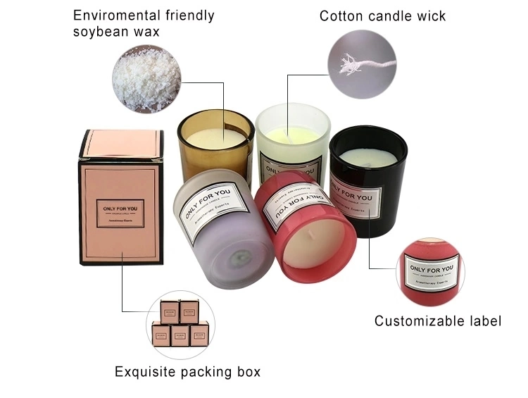 Romantic Aromatherapy Scented Candles in Bulk Manufacture