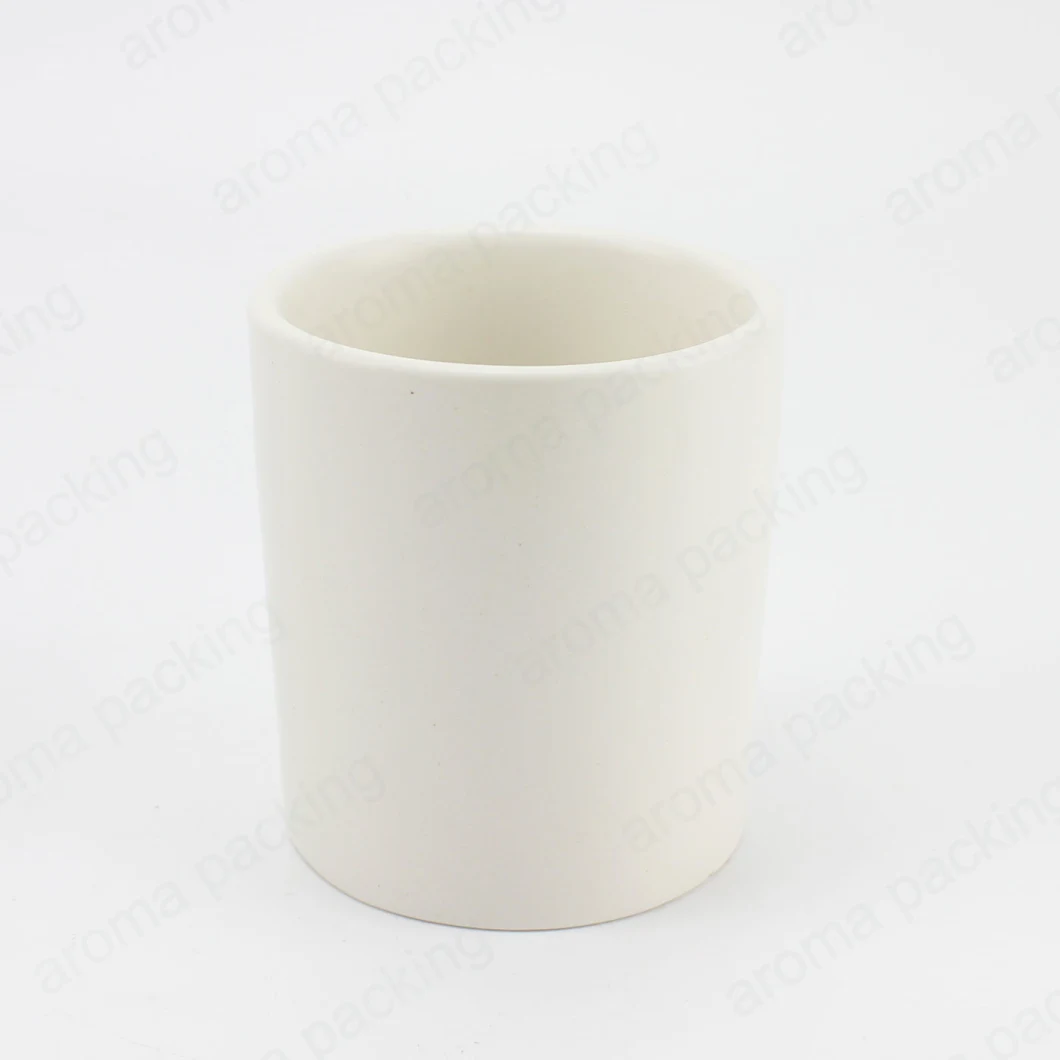 Customized Marble Effect Ceramic Jar for Scented Candle