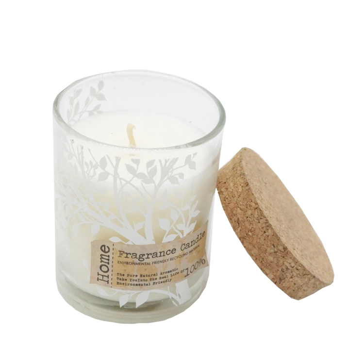 Scented Soy Candle with Metal Lid for Home Decoration