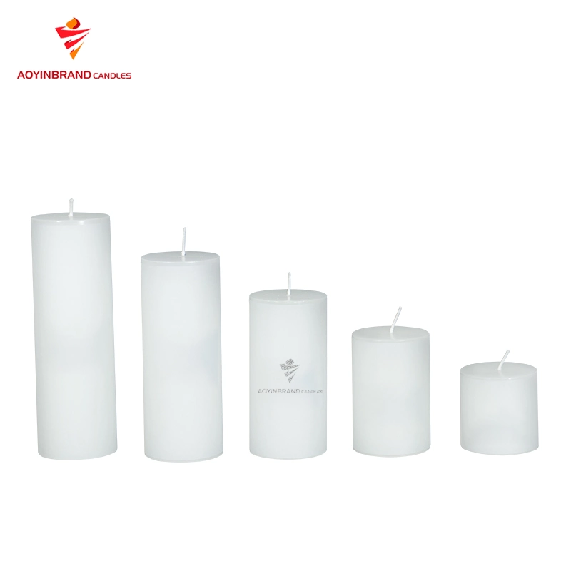 100% Paraffin Wax Scented Pillar Candle