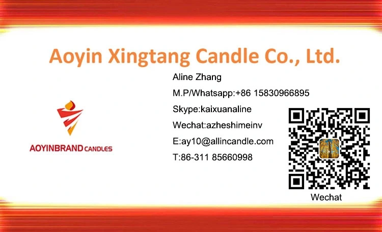 Factory Customized Package Paraffin Wax Candles Spiritual Votive Candles