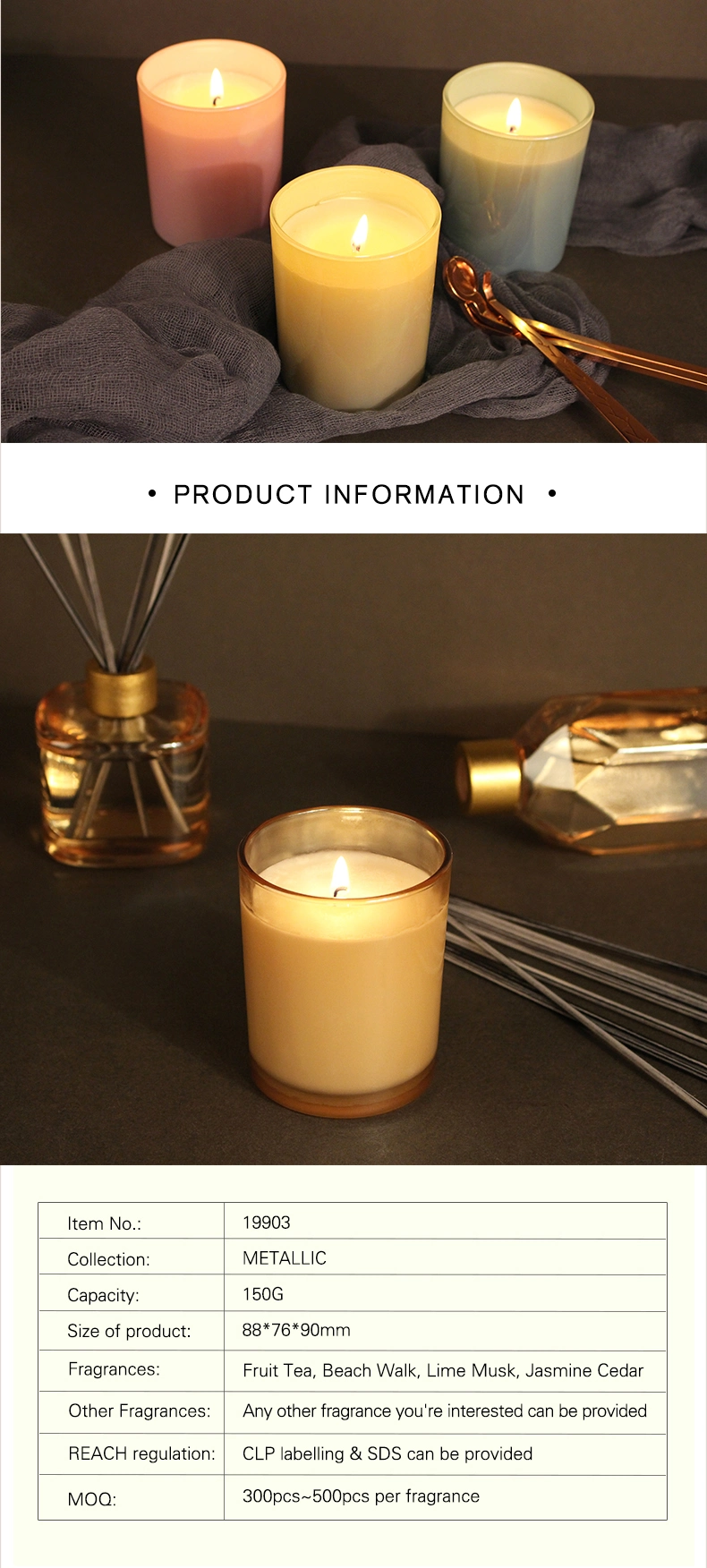 Home Fragrance Scented Candle 150g