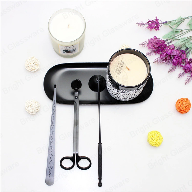 Luxury Candle Tools Wholesale Rose Gold Candle Care Kit for Scented Candle Glass