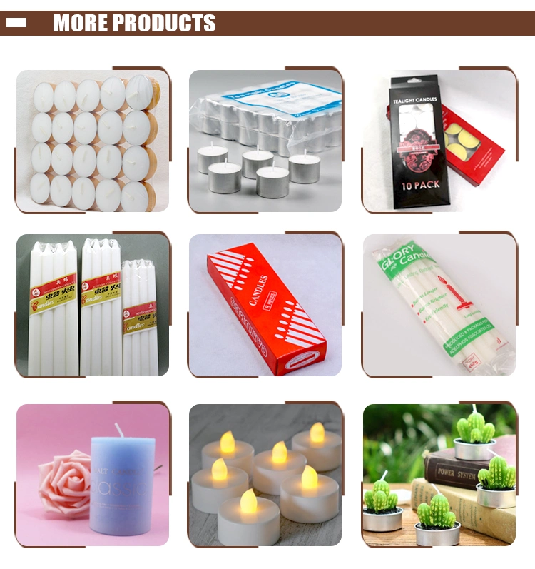 Candle Factory White Stick Private Label Candles for Home Decoration