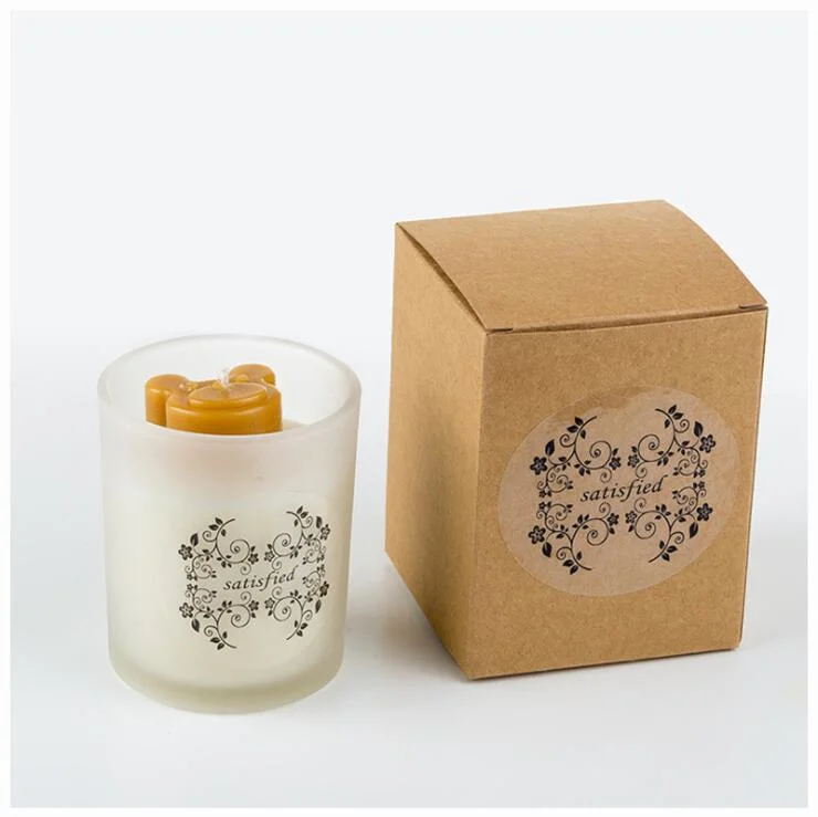 Aromatic Soy Wax Scented Candle with Glass Jar for Wedding Ceremonies