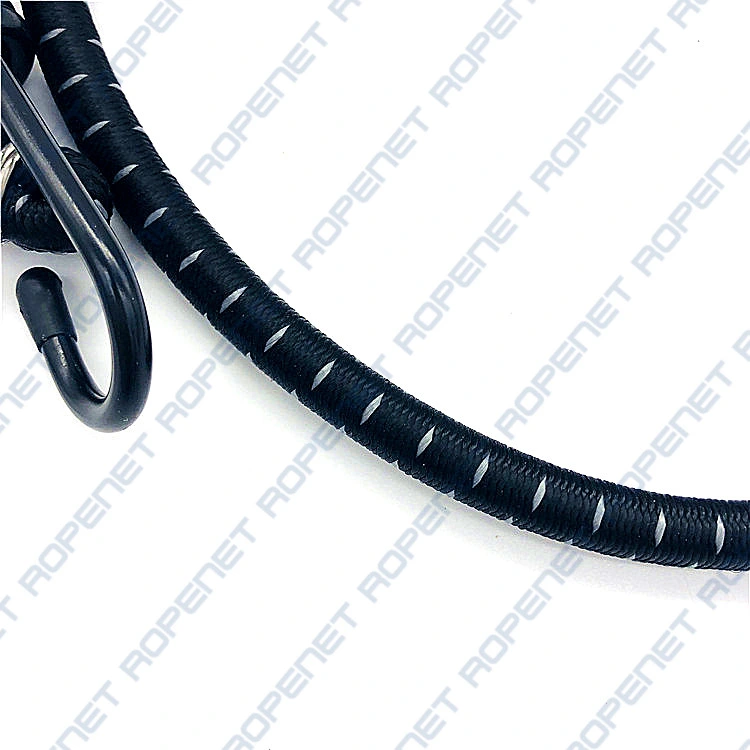 Strong Elastic Tie Down with Metal Hooks, Bungee Cord