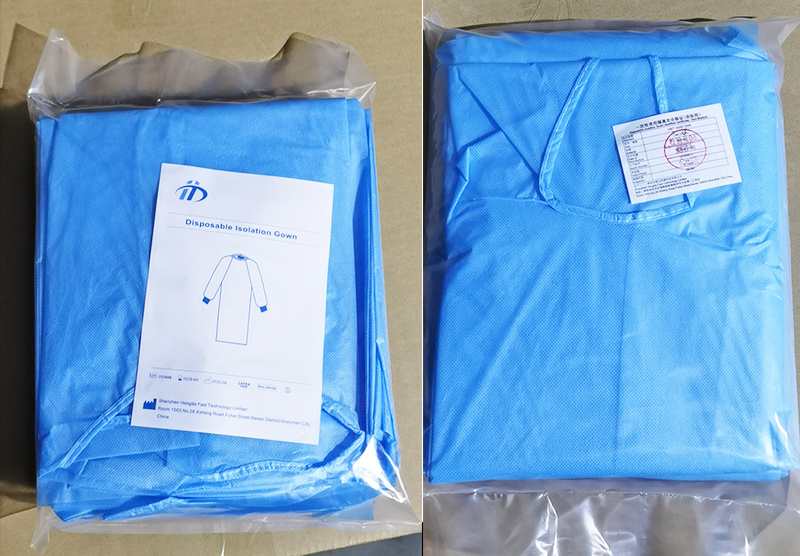 Dental Disposable Gowns Surgical Isolation Gown AAMI Level 1 2 3 Isolation Gown