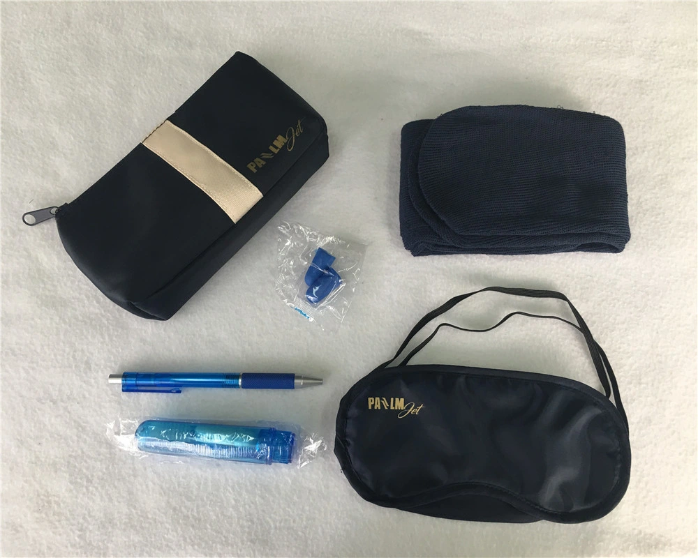 Sleeping Travel Setmen Travel Kit Customized Airline Amenity Kit