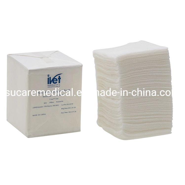 Non-Sterile 4ply Non-Woven Dental Absorbent Sponge 2