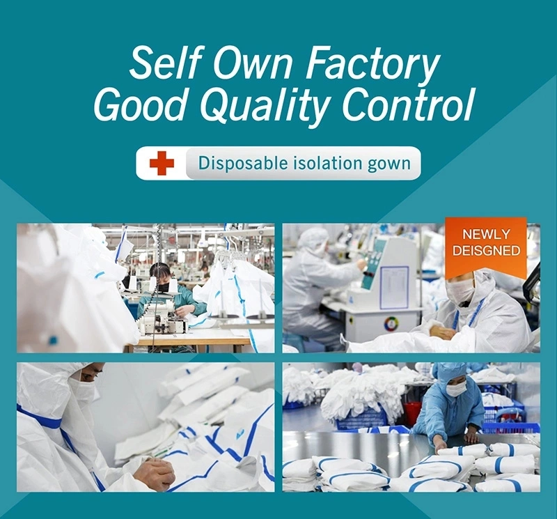 Isolation Gown Factory Direct Price Waterproof SMS Isolation Gown Fast Shipping PP Isolation Gown Different Kinds R Disposable Isolation Gown, UAE