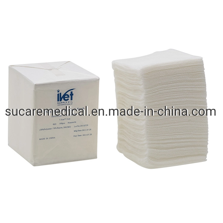 4ply Disposable Non Woven Dental Gauze Swabs