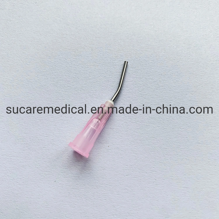 Disposable 25g Dental Pre-Bent Etchgel Dispensing Tips