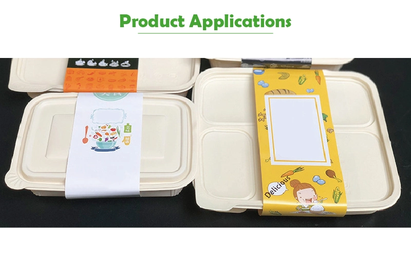 Corn Starch Tableware Disposable Packing Tray Corn Starch Tray