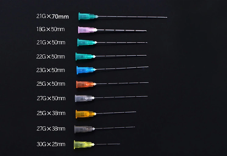 Medical Hypodermic Blunt Tip Needle 18g 50mm Cannula Dermal Filler