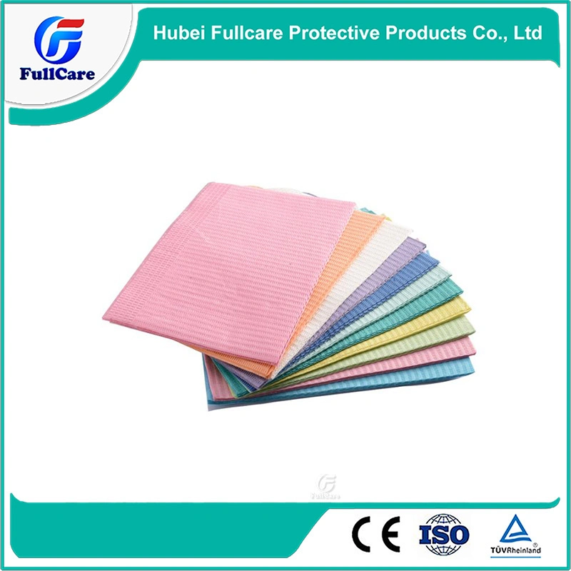 3ply Disposable Colorful Dental Bib/ Dental Tissue/Dental Napkins Factory