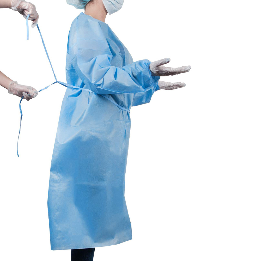 Examination Procedure Barrier Long Sleeve Disposable Isolation Waterproof Gown