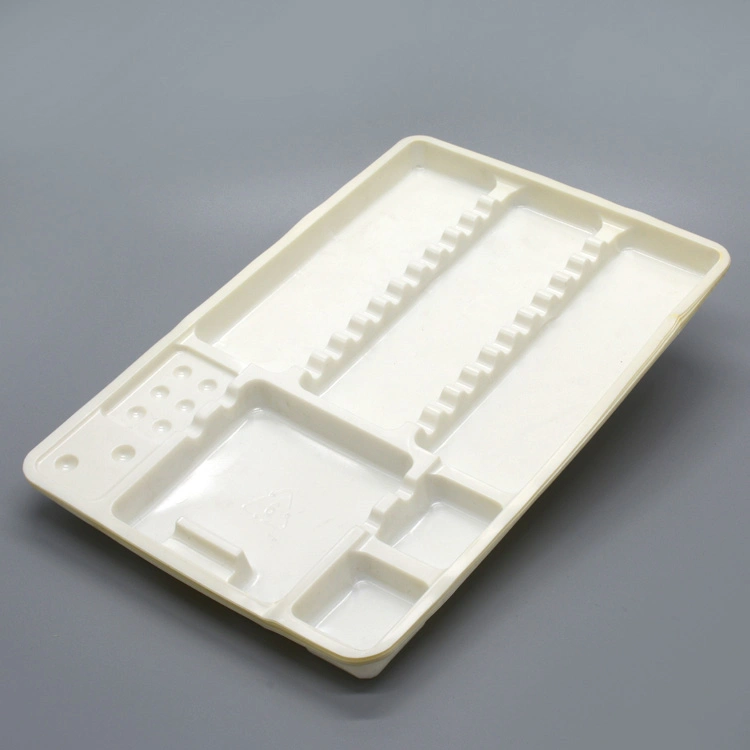 Dental Disposable Plastic Instrument Tray / Oral Instrument Tray