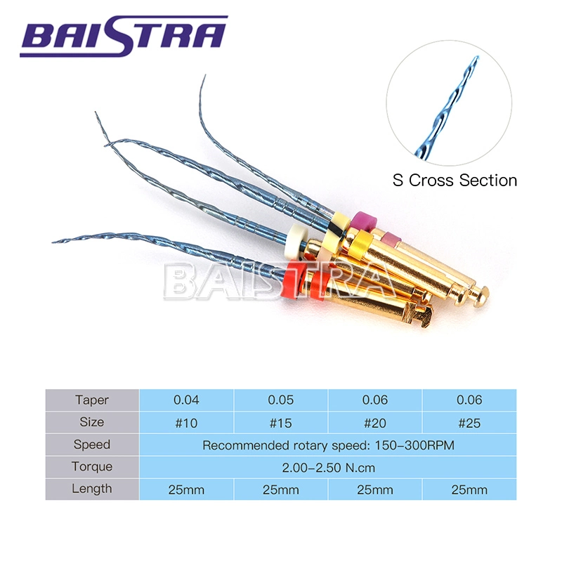 High Quality Dental Endodontic Root Canal Niti Files for Engine Use