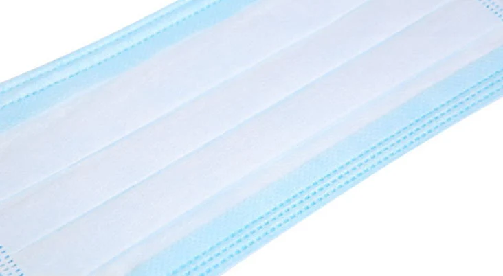 3 Layers of Dustproof, Anti-Virus Sanitary Masks, Disposable Masks with Elastic Ear Hooks