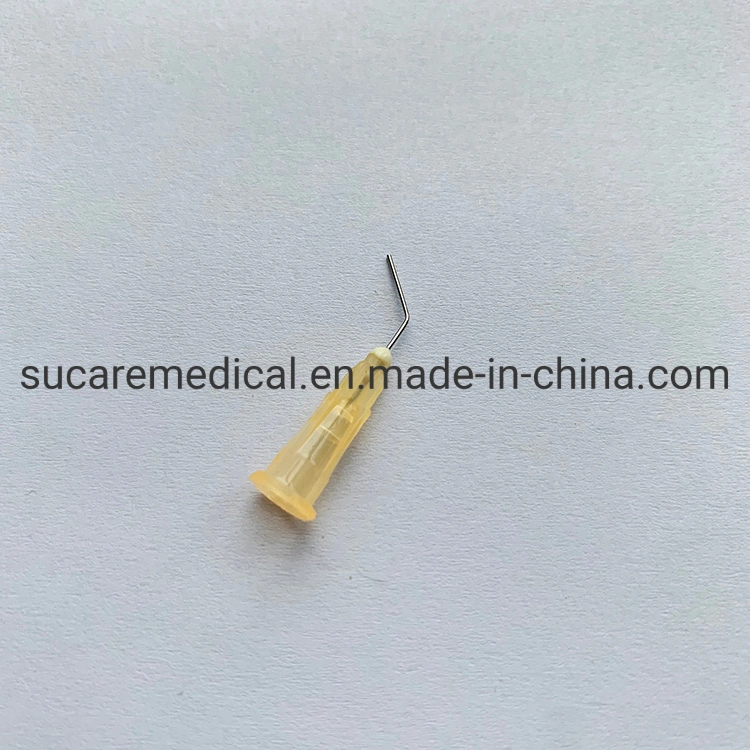 25g Pre-Bent Disposable Dental Flow Dispensing Blunt Needle Tips