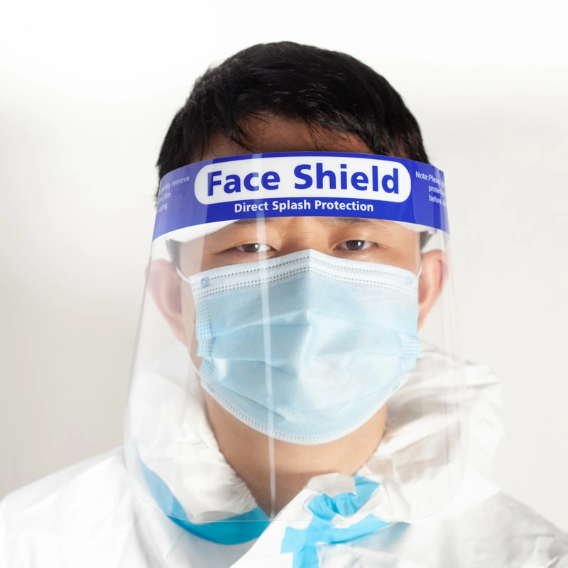 Factory Wholesale Face Protection Shield Mask Plastic Face Shield Face Shield Mask with Plastic Shield