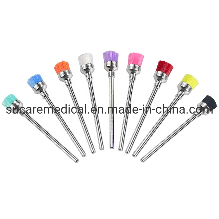 Dental Disposable Latch/Screw Type Prophylaxis Polishing Cup Brushes