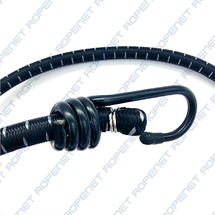 Strong Elastic Tie Down with Metal Hooks, Bungee Cord