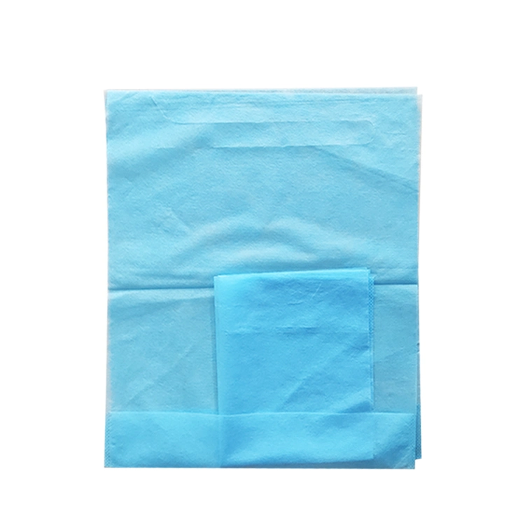 Factory Supplies Waterproof Disposable Non Woven Dental Bib Napkin Apron Patient Bib Apron with Pocket