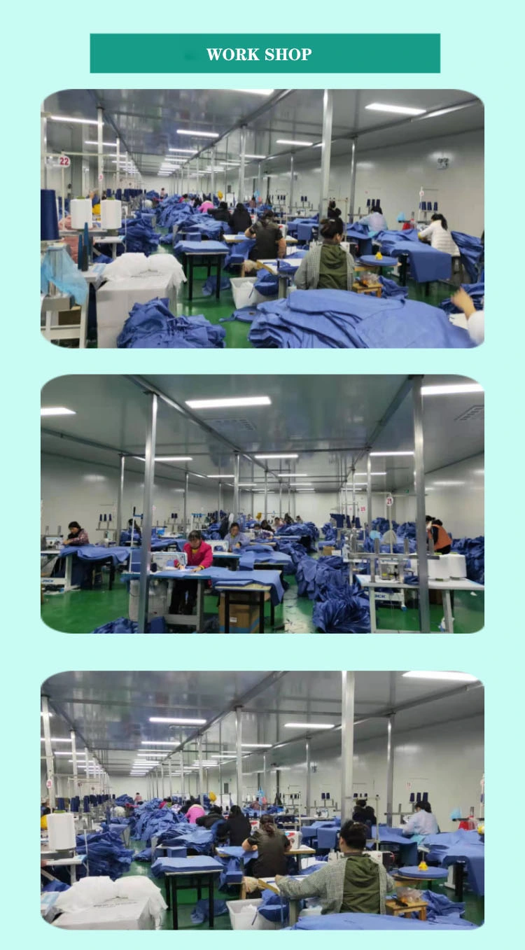 Dental Disposable Non Woven SMS Isolation Gowns for Dental Use