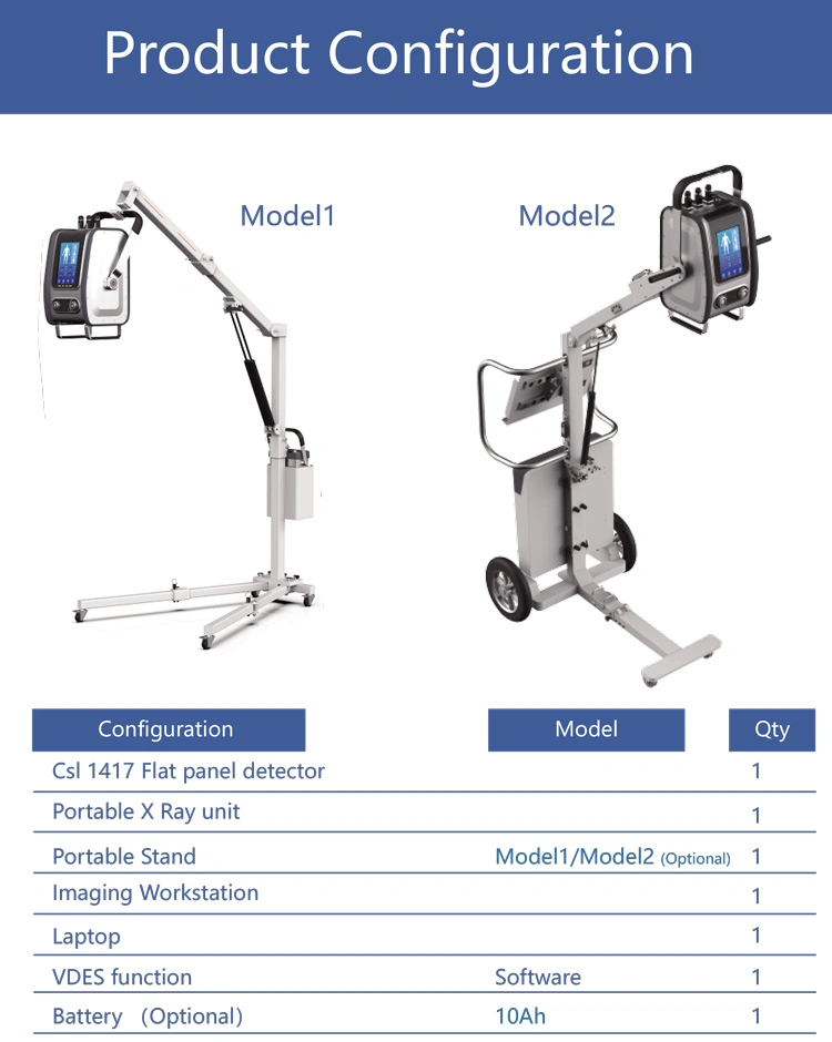 My-D019f Medical Products Dr System Mobile X-ray Scanner Digital X Ray Portable Machine