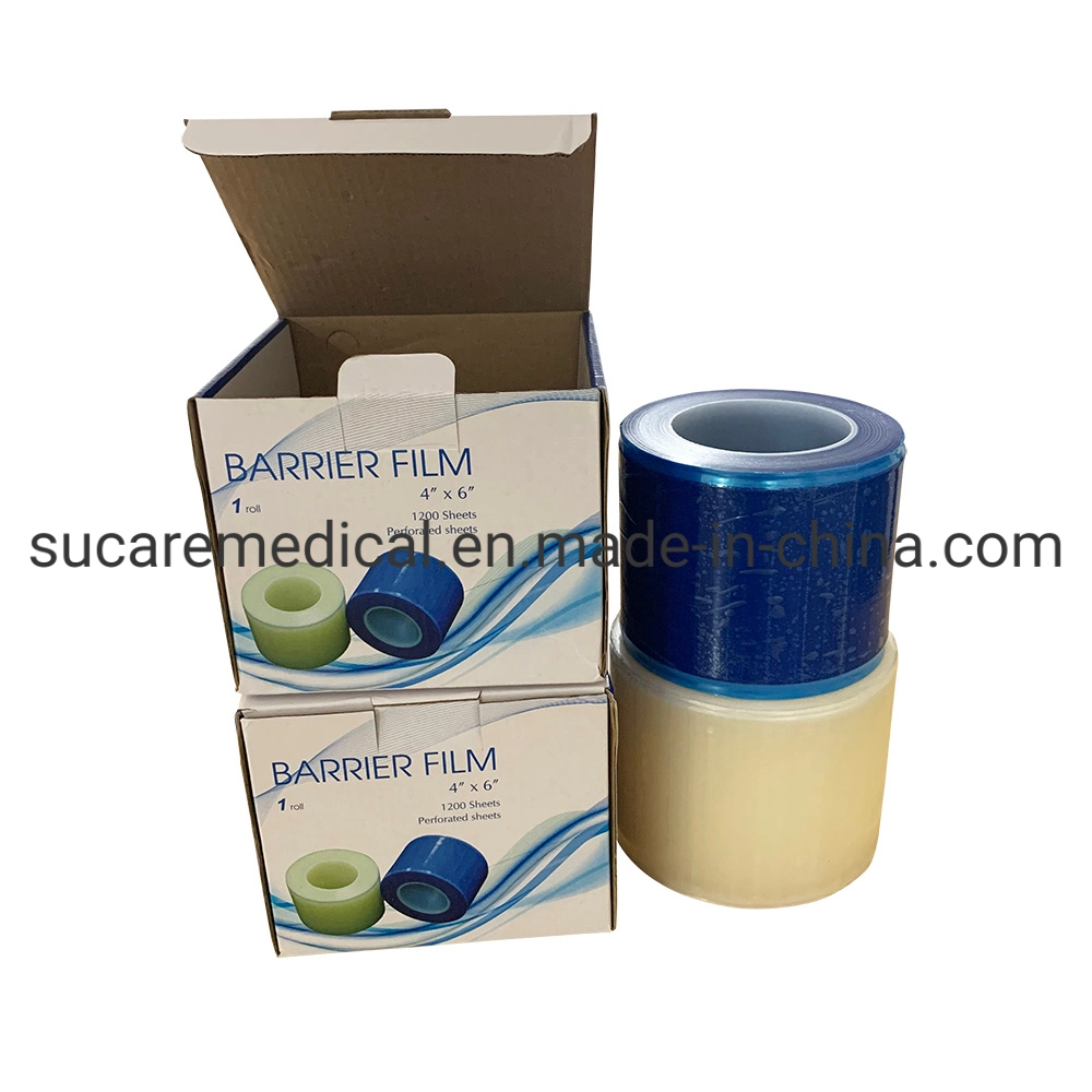 Disposable Clear/Blue Color Dental Barrier Film