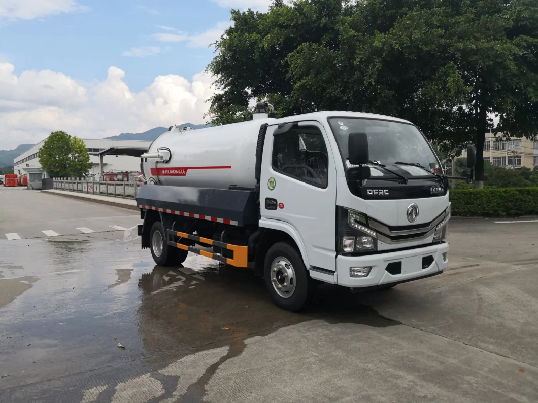 Fulongma Large Suction Volume High Efficiency Sewage Slop Cleaning Vacuum Truck