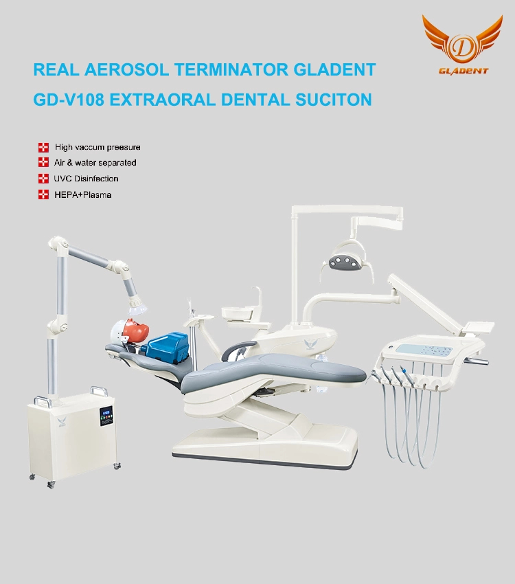 Ce & FDA Approved Extraoral Aerosol Dental Suction System Machine