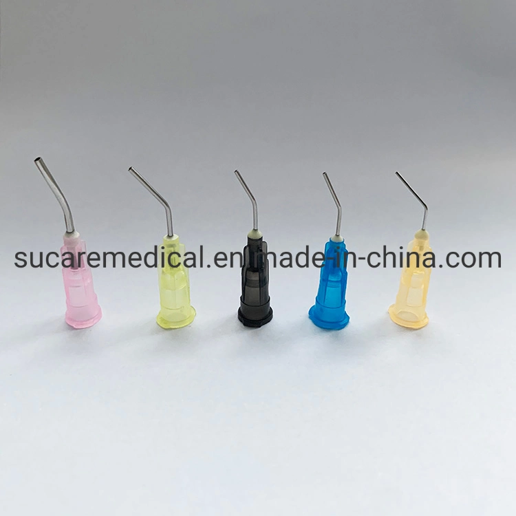 18g-25g Color Coded Disposable Pre-Bent Etchgel Dispensing Tips