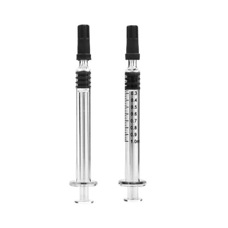 1ml Luer Lock Borosilicate Glass Syringe with 14G 16g Blunt Metal Tip Needle