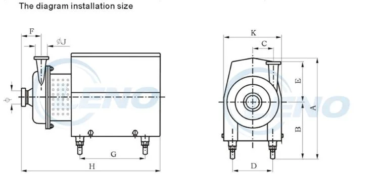 Stainless Steel High Pressure High Volume Sanitary Milk Centrifugal Pump for Wine Beer